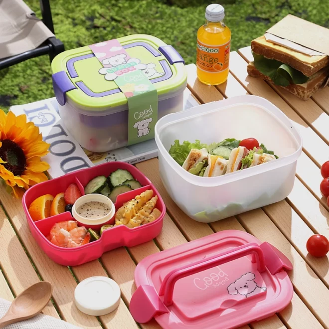 Light Plastic Bento Box Containers Wholesale, Bulk Buy Lunch Boxes-2