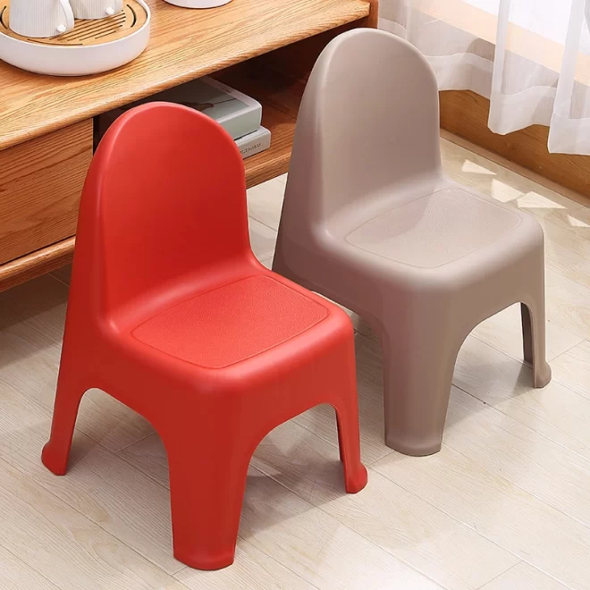 Kids Small Plastic Stackable Chairs Wholesale With Backrest-3