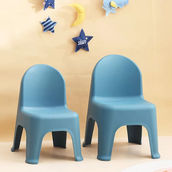 Kids Small Plastic Stackable Chairs Wholesale With Backrest-4