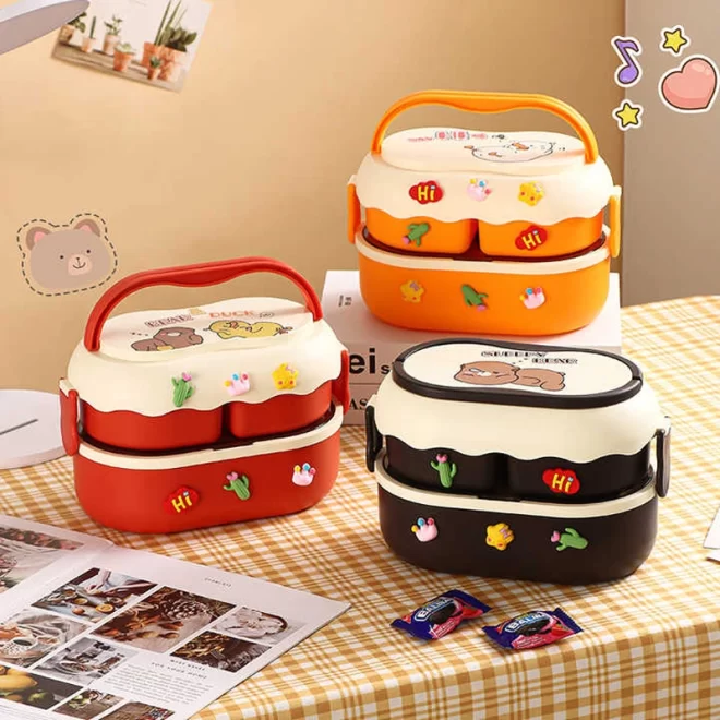 Custom Kids Lunch Box, Wholesale Bento Boxes With Handle-2