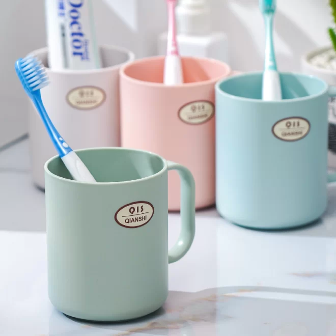 Bulk Toothbrush Holders, Wholesale Plastic Mouthwash Cups-2