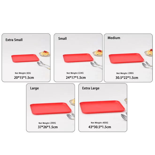 BPA-Free Restaurant Serving Trays Wholesale, Fast Food Trays Bulk-8