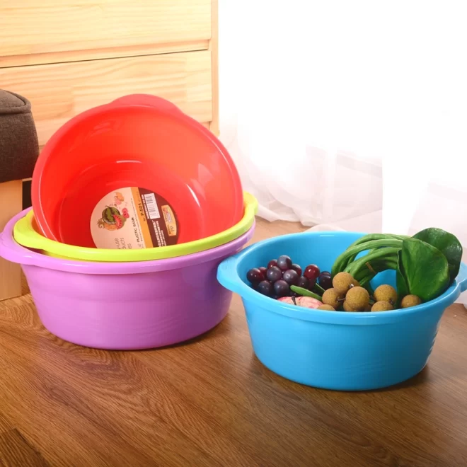 Thickened Durable Plastic Wash Basins Wholesale With Handle-2