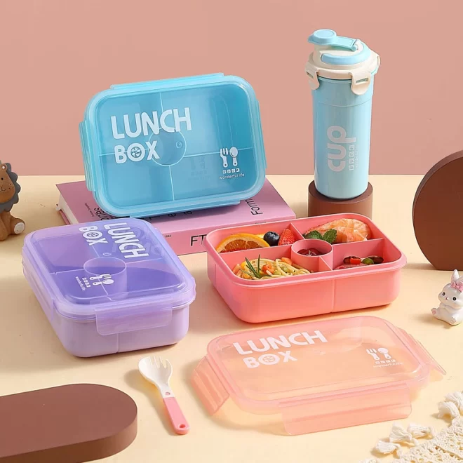 custom-lunch-box-kids-five-compartment-plastic-lunch-box-wholesale-2