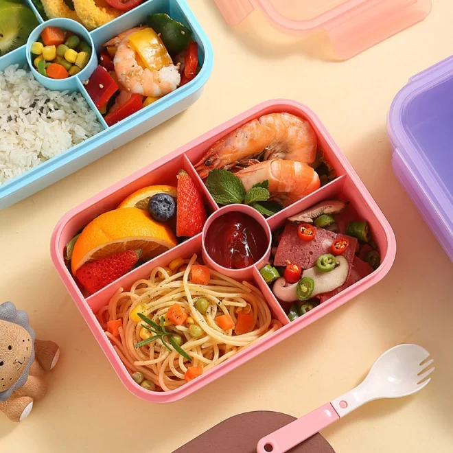 custom-lunch-box-kids-five-compartment-plastic-lunch-box-wholesale-3