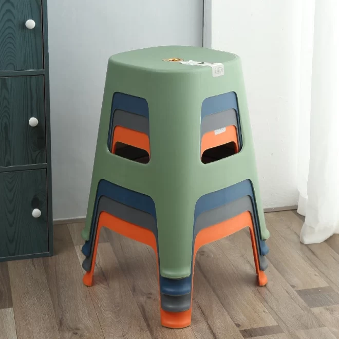 Stackable Plastic Chairs In Bulk, Custom-Made Plastic Stools-7