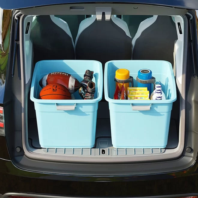 Stackable Plastic Storage Bins In Bulk, Storage Box With Lid-7